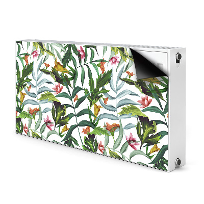Magnetisk radiatorkåpa Tropisk flora