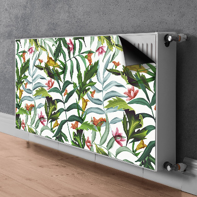 Magnetisk radiatorkåpa Tropisk flora