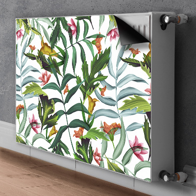 Magnetisk radiatorkåpa Tropisk flora