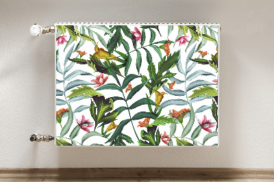 Magnetisk radiatorkåpa Tropisk flora