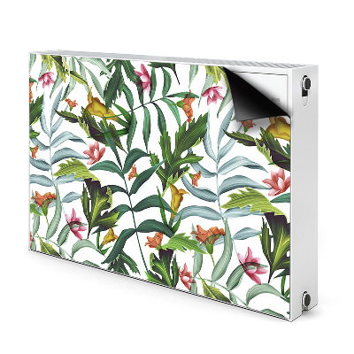 Magnetisk radiatorkåpa Tropisk flora