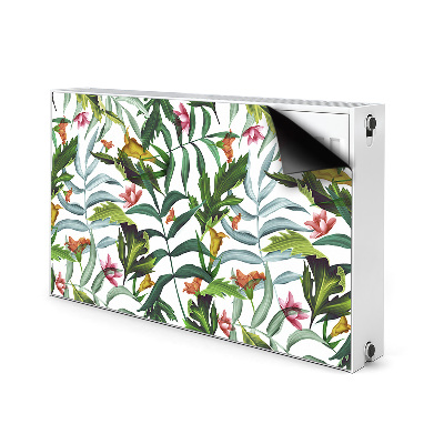 Magnetisk radiatorkåpa Tropisk flora