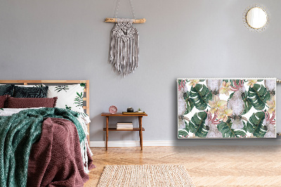 Magnetisk radiatorkåpa Tropiska papegojor
