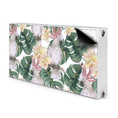 Magnetisk radiatorkåpa Tropiska papegojor
