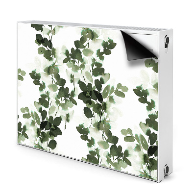 Magnetisk radiatorkåpa Gröna löv