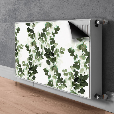 Magnetisk radiatorkåpa Gröna löv