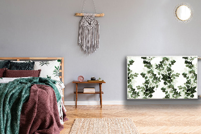 Magnetisk radiatorkåpa Gröna löv
