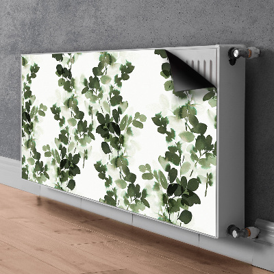 Magnetisk radiatorkåpa Gröna löv