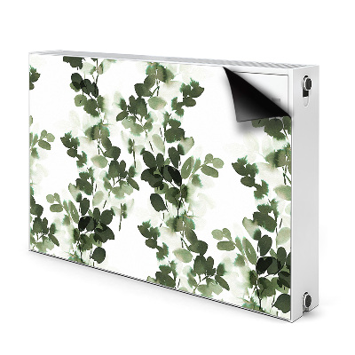 Magnetisk radiatorkåpa Gröna löv