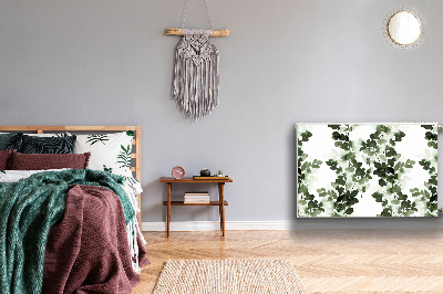 Magnetisk radiatorkåpa Gröna löv