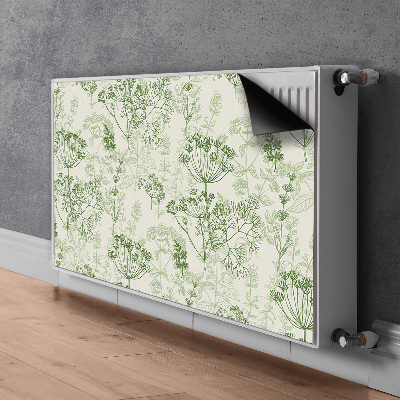 Magnetiskt radiatorskydd Fält örter