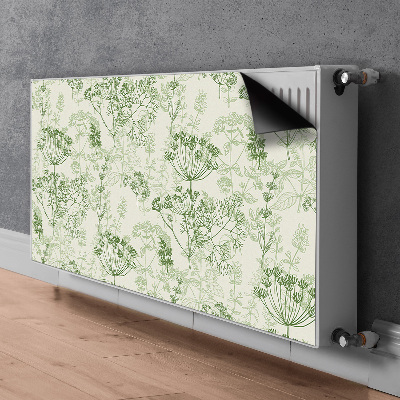 Magnetiskt radiatorskydd Fält örter