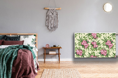 Magnetisk radiatorkåpa Tropiska blommor