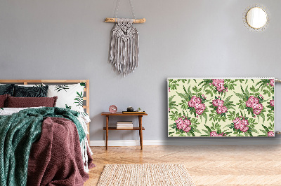 Magnetisk radiatorkåpa Tropiska blommor