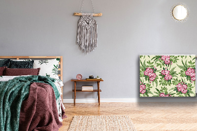Magnetisk radiatorkåpa Tropiska blommor