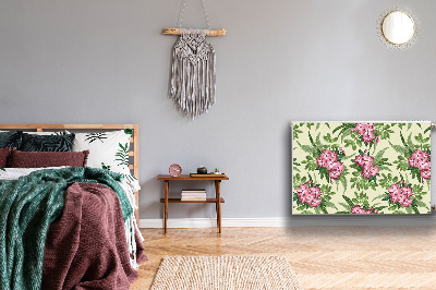 Magnetisk radiatorkåpa Tropiska blommor