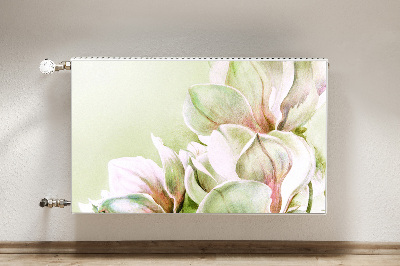 Magnetisk radiatorkåpa Magnolia blommor