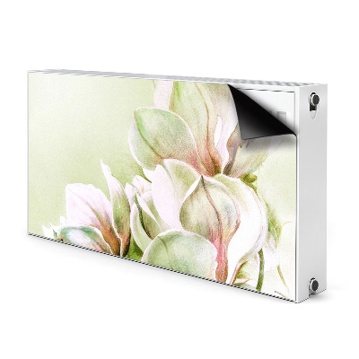 Magnetisk radiatorkåpa Magnolia blommor