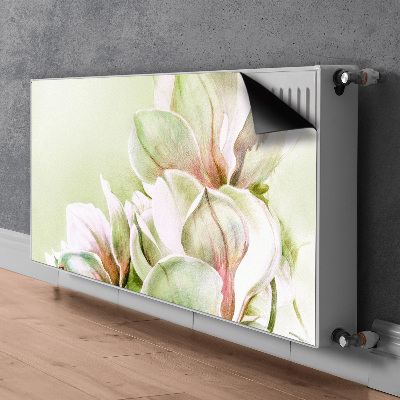 Magnetisk radiatorkåpa Magnolia blommor