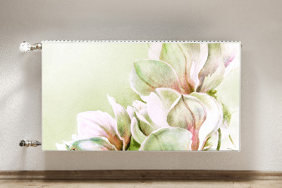 Magnetisk radiatorkåpa Magnolia blommor
