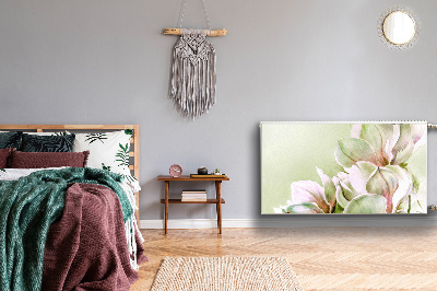 Magnetisk radiatorkåpa Magnolia blommor