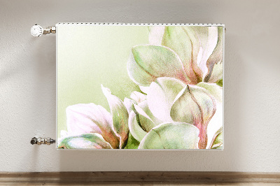 Magnetisk radiatorkåpa Magnolia blommor