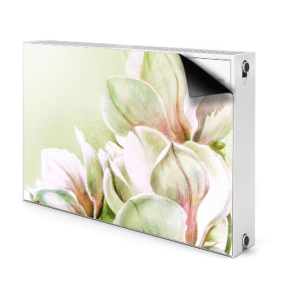 Magnetisk radiatorkåpa Magnolia blommor