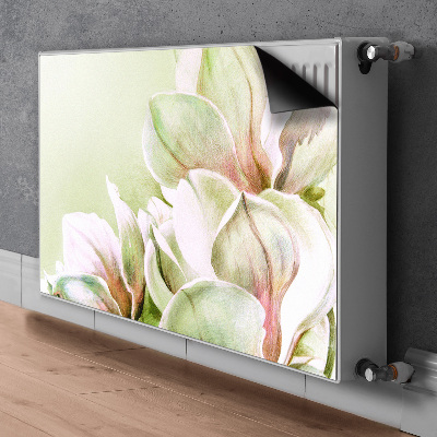 Magnetisk radiatorkåpa Magnolia blommor