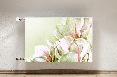 Magnetisk radiatorkåpa Magnolia blommor