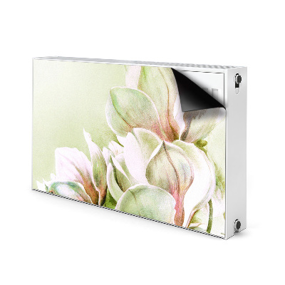 Magnetisk radiatorkåpa Magnolia blommor