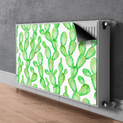 Magnetisk radiatorkåpa Pastell kaktusar