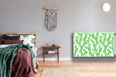 Magnetisk radiatorkåpa Pastell kaktusar