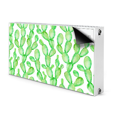 Magnetisk radiatorkåpa Pastell kaktusar