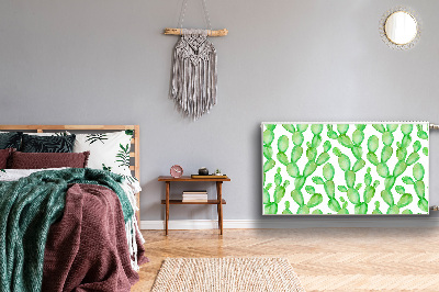 Magnetisk radiatorkåpa Pastell kaktusar