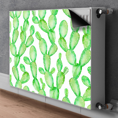 Magnetisk radiatorkåpa Pastell kaktusar