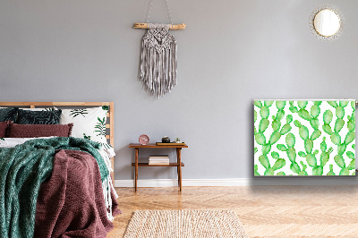 Magnetisk radiatorkåpa Pastell kaktusar
