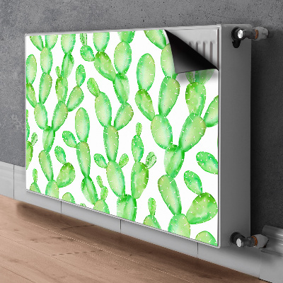 Magnetisk radiatorkåpa Pastell kaktusar
