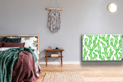 Magnetisk radiatorkåpa Pastell kaktusar