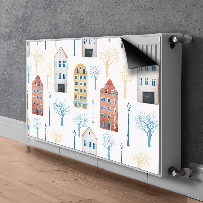 Magnetisk radiatorkåpa Byggnader