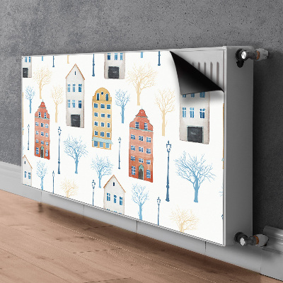 Magnetisk radiatorkåpa Byggnader