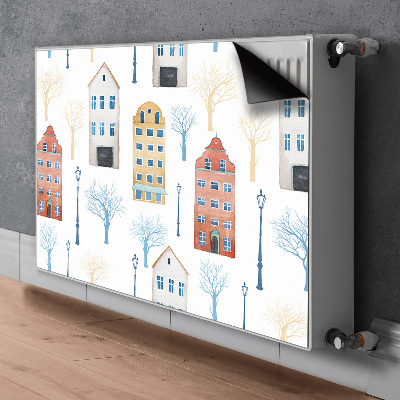Magnetisk radiatorkåpa Byggnader