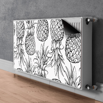 Magnetiskt radiatorskydd Ananas