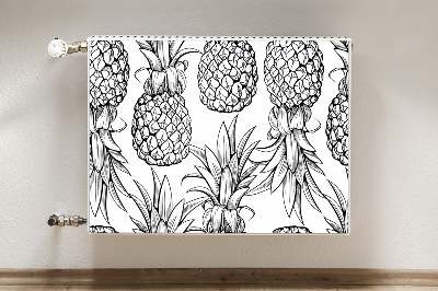 Magnetiskt radiatorskydd Ananas