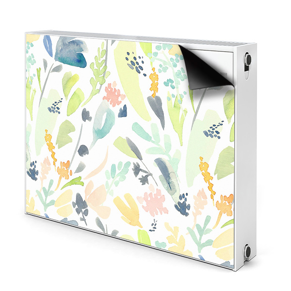 Magnetisk radiatorkåpa Blommor