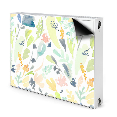 Magnetisk radiatorkåpa Blommor