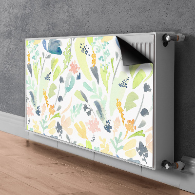 Magnetisk radiatorkåpa Blommor