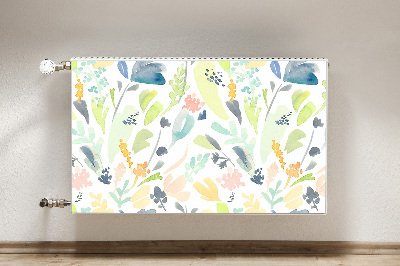 Magnetisk radiatorkåpa Blommor