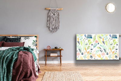 Magnetisk radiatorkåpa Blommor