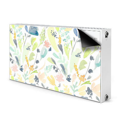 Magnetisk radiatorkåpa Blommor