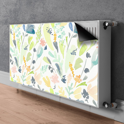 Magnetisk radiatorkåpa Blommor